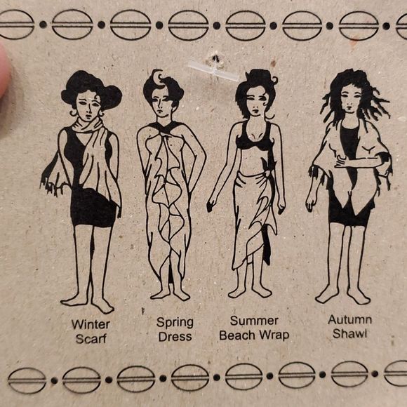 NWT, sarongs casual movements. Beautiful fabric and colors..purple. - Picture 5 of 8